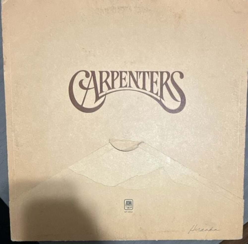 VG/VG: A&M Records Carpenters Self-Titled Vinyl LP Record